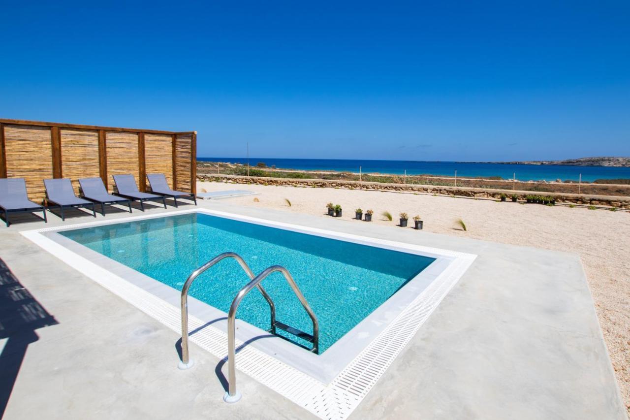 Cato Agro 5, Seafront Villa With Private Pool Afiartis Exterior foto